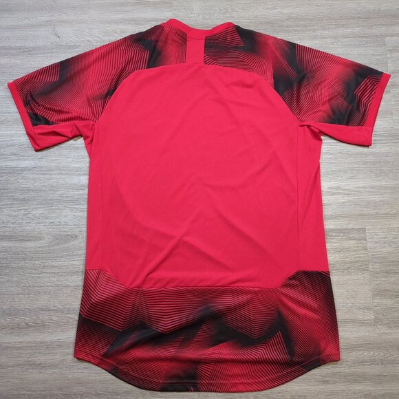 Puma Men's Size XL AC Milan Training Jersey 2018/2019 Red Black Soccer Football - Picture 7 of 9
